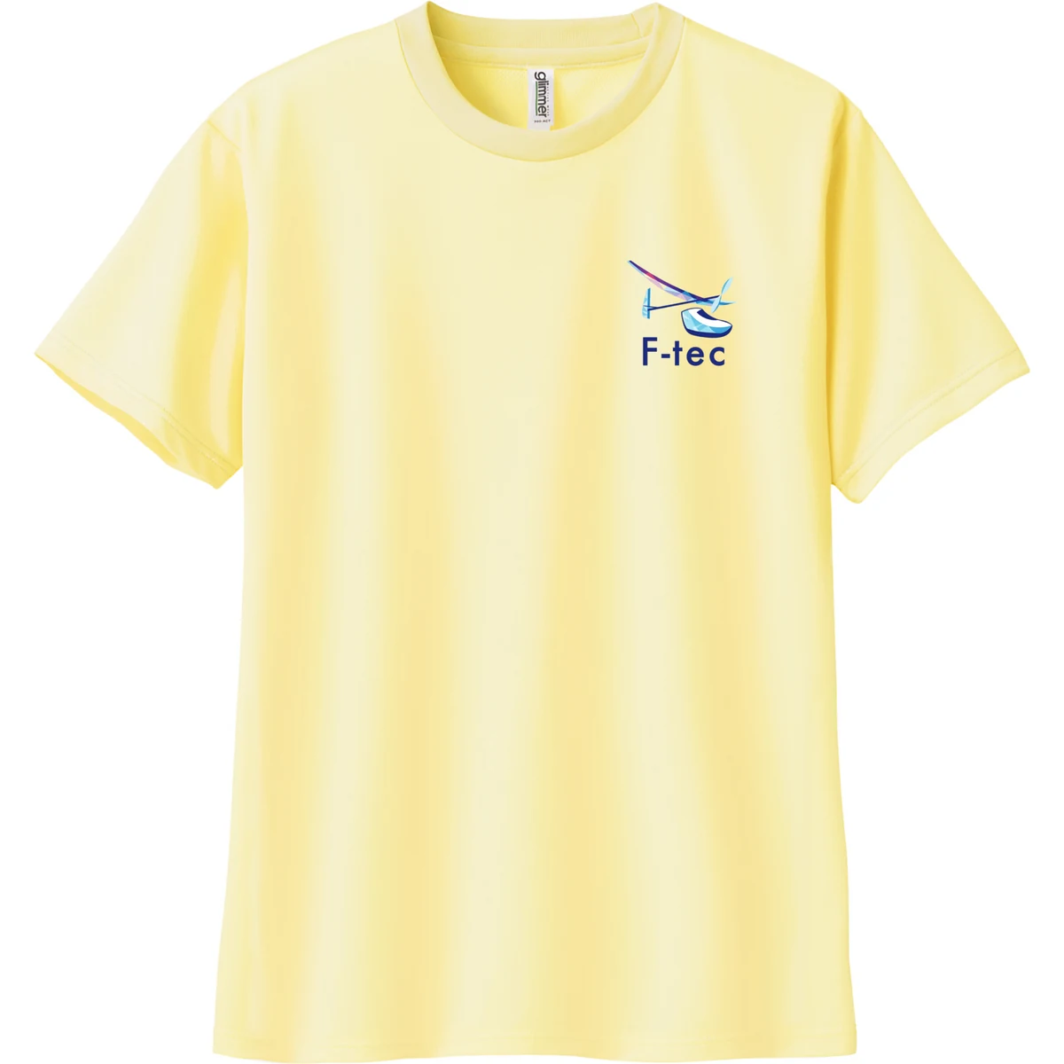 ライトイエローのF-tecドライTシャツ